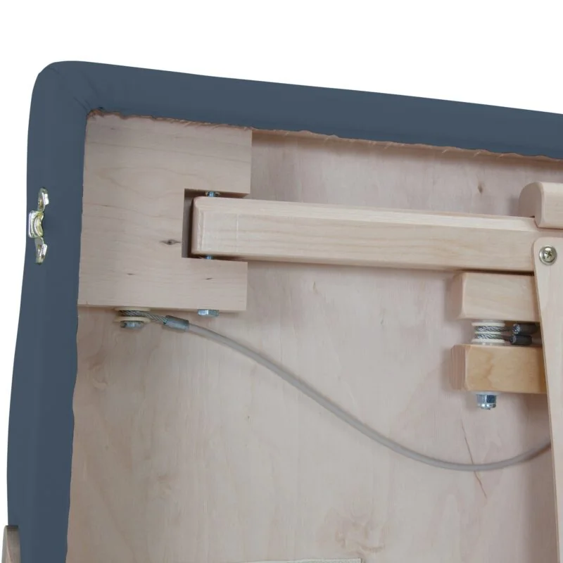 Inner Strength Element standaard — detail van scharnier en pootverbinding
