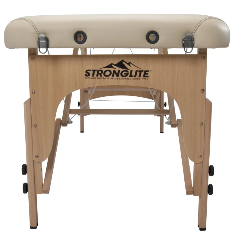 Stronglite Shasta — zicht op het andere tafeluiteinde