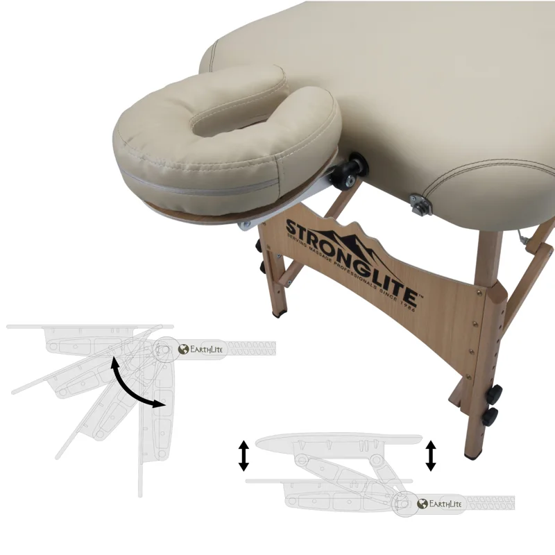 Stronglite Shasta — instelbaar hoofdsteunplatform met kussen
